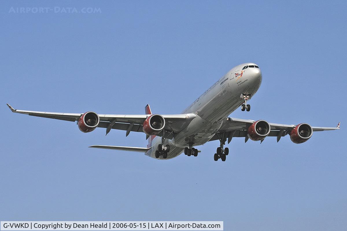 G-VWKD, 2005 Airbus A340-642 C/N 706, Virgin Atlantic G-VWKD 