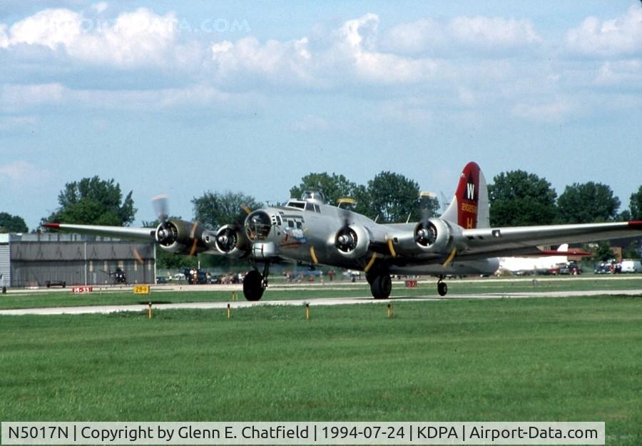N5017N, 1944 Lockheed/Vega (Boeing) B-17G-105-VE Flying Fortress C/N 8649, Taking off for the fly by