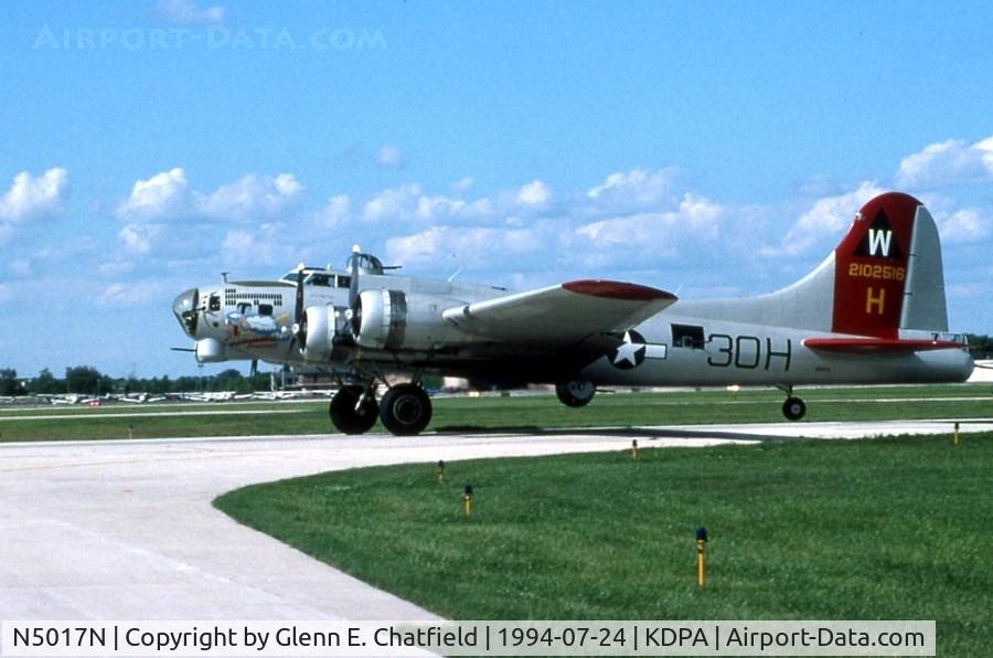 N5017N, 1944 Lockheed/Vega (Boeing) B-17G-105-VE Flying Fortress C/N 8649, Taking off for the fly by