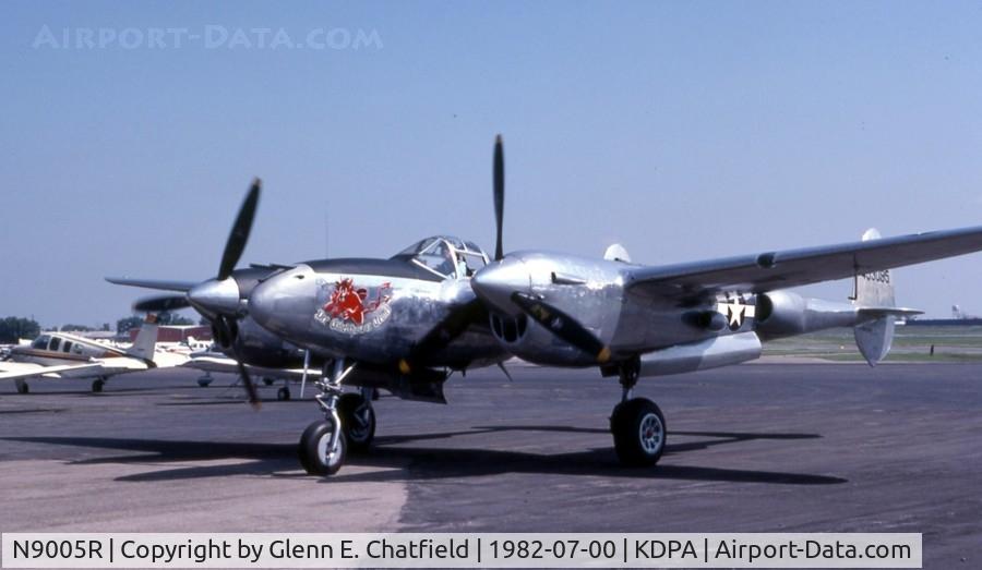 N9005R, 1944 Lockheed P-38M C/N 44-53095, At the Ross Hangar