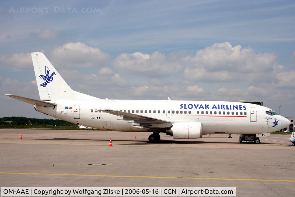 OM-AAE, 1986 Boeing 737-3Z9 C/N 23601/1254, visitor