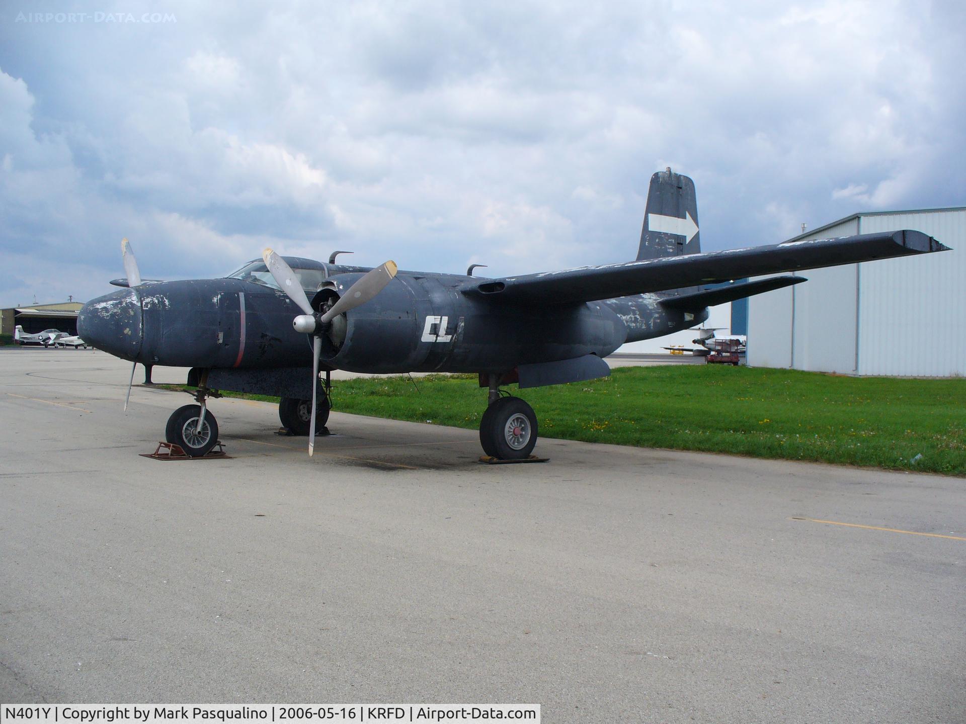 N401Y, 1944 Douglas A-26C Invader C/N 29605 (28605), A-26
