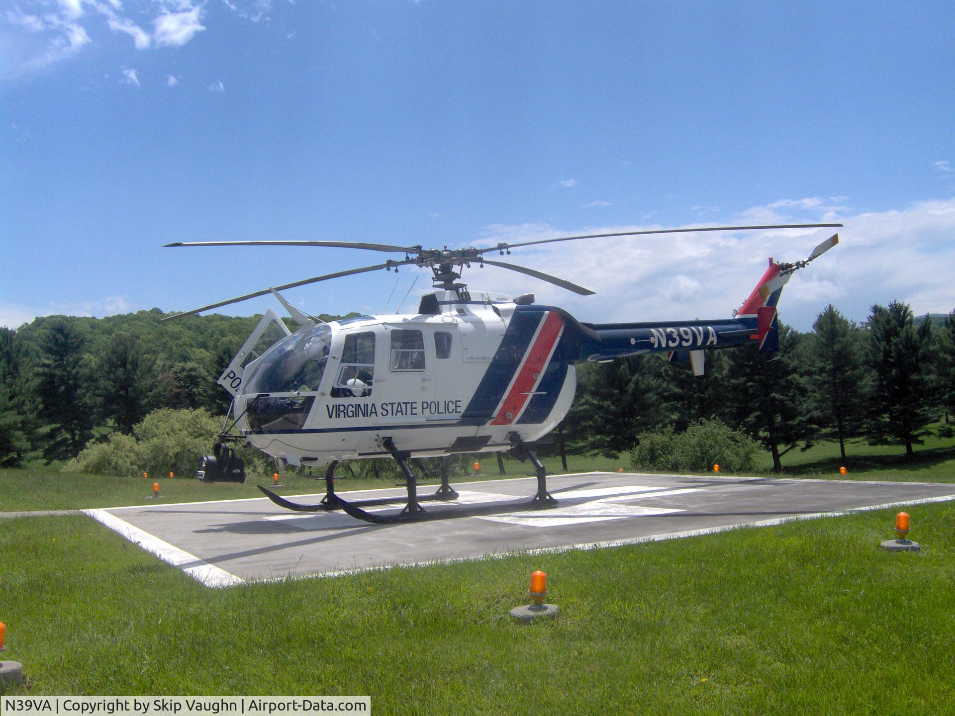 N39VA, 1993 MBB Bo-105LS-A3 C/N 2041, Virginia State Police Med-Flight