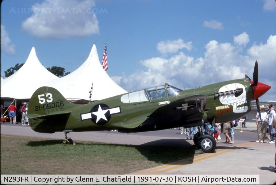 N293FR, 1944 Curtiss P-40K Warhawk C/N 2133, At the EAA Fly In