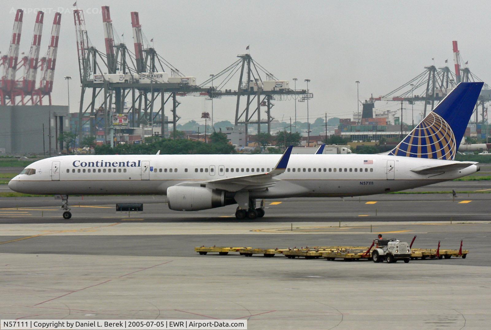 N57111, 1994 Boeing 757-224 C/N 27301, One of Continental's long-range 757s shows off her new winglets.