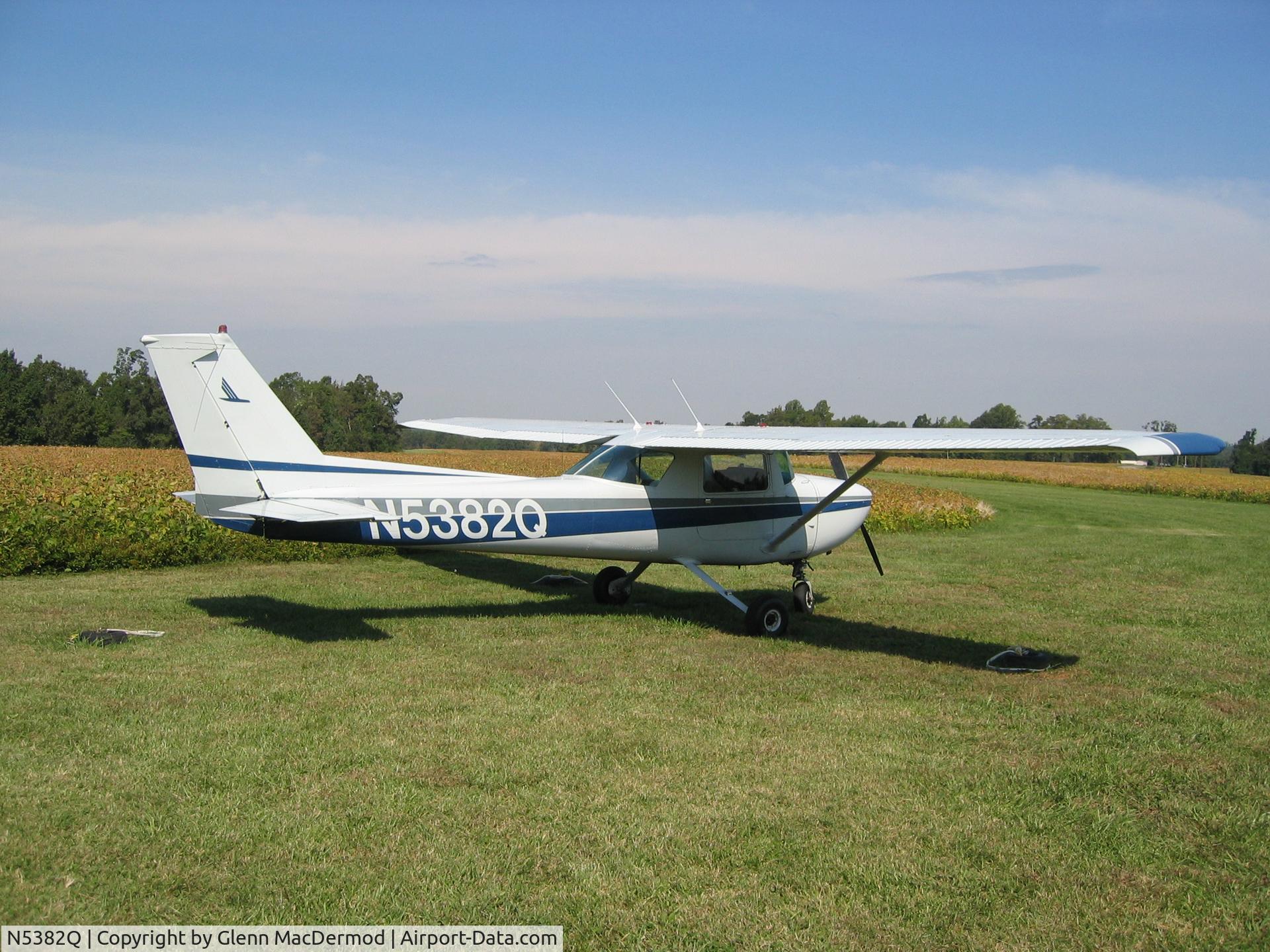 N5382Q, 1972 Cessna 150L C/N 15073282, Cleveland NC