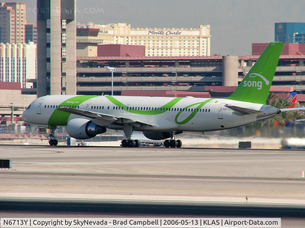N6713Y, 2000 Boeing 757-232 C/N 30777, Song Airlines / 2000 Boeing 757-232
