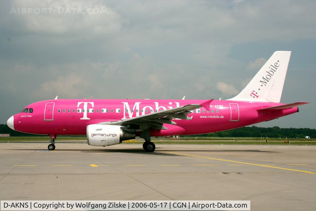 D-AKNS, 2000 Airbus A319-112 C/N 1277, special c/s
