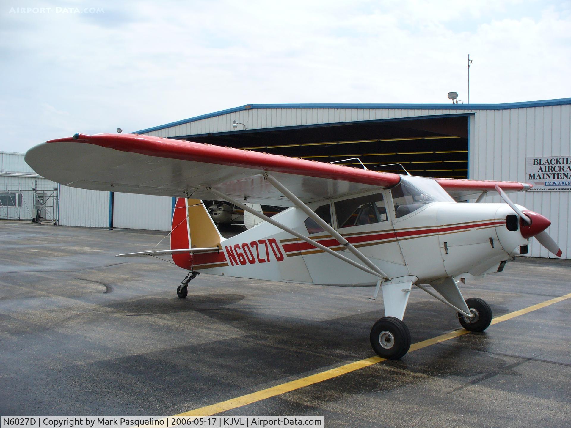 N6027D, 1956 Piper PA-22-150 C/N 22-4680, PA-22-150