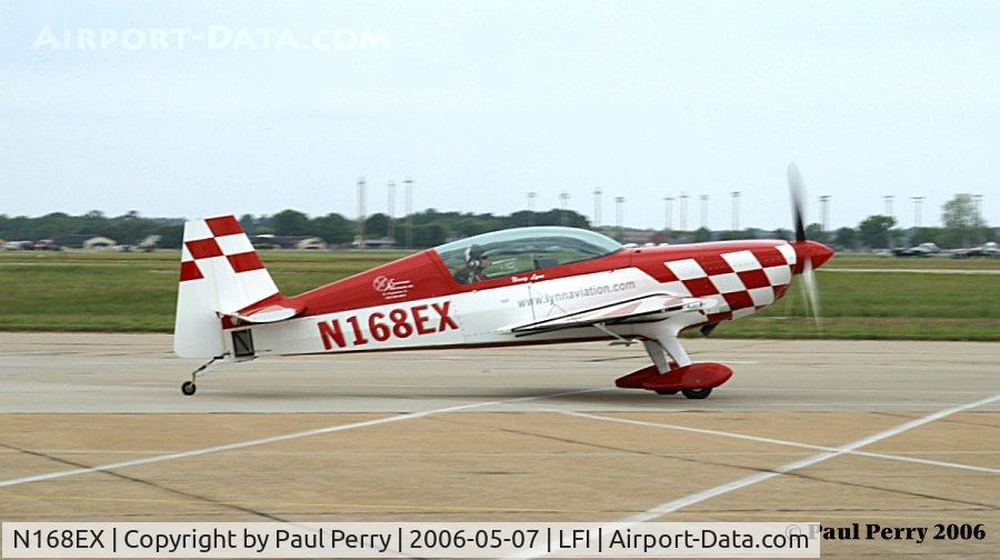 N168EX, 2003 Extra EA-300/L C/N 168, Done for the day, she returns to the hot ramp
