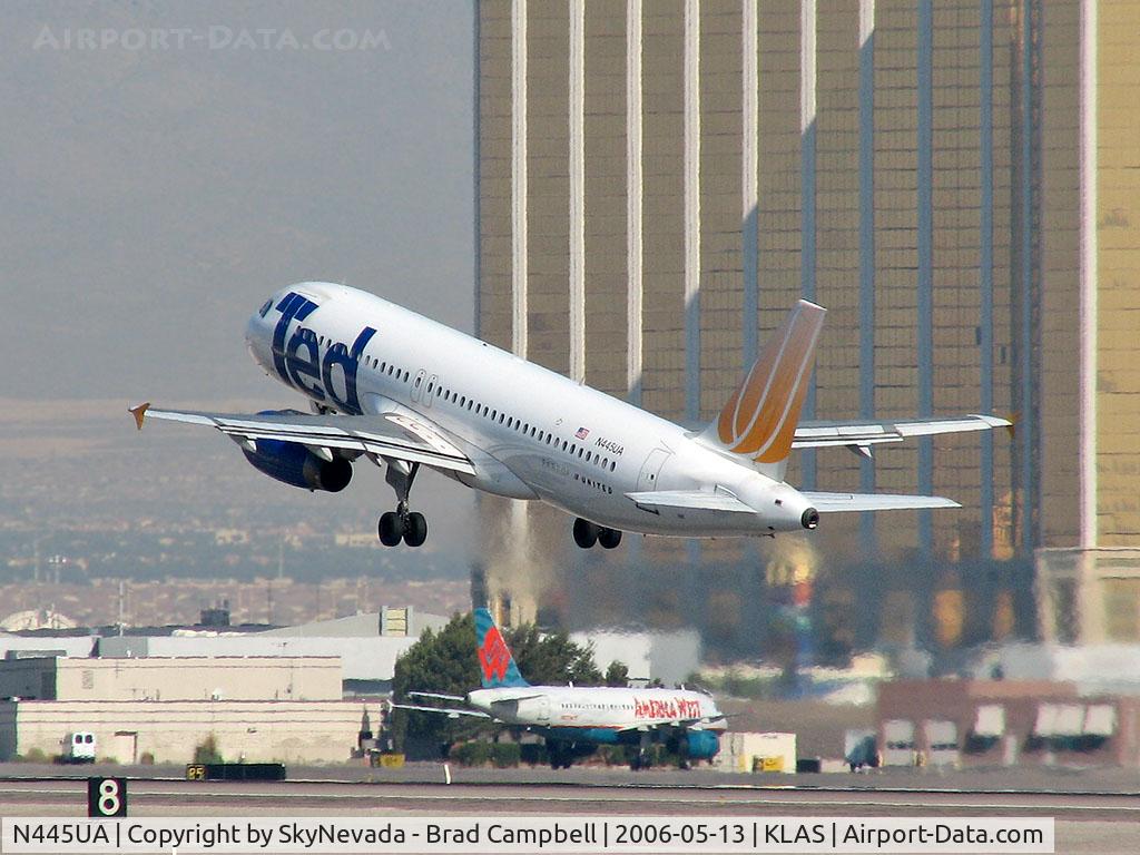 N445UA, 1998 Airbus A320-232 C/N 826, Ted Airlines / 1998 Airbus Industrie A320-232