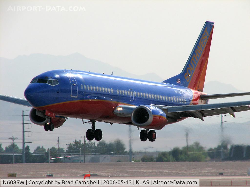 N608SW, 1995 Boeing 737-3H4 C/N 27928, Southwest Airlines / 1995 Boeing 737-3H4