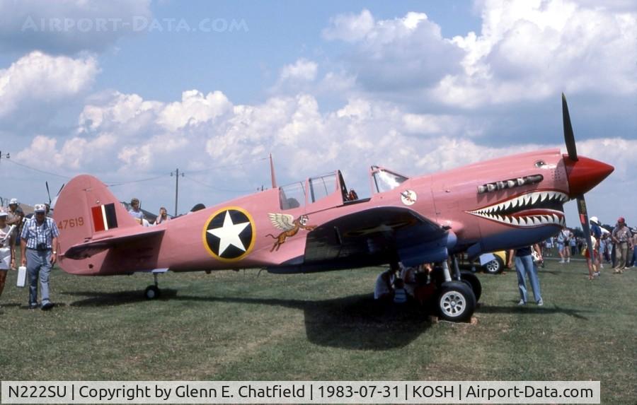 N222SU, 1944 Curtiss P-40N Warhawk C/N 33359, At the EAA Fly In