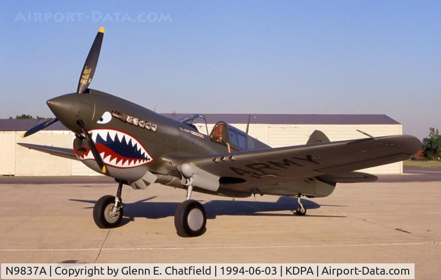 N9837A, 1944 Curtiss P-40N Warhawk C/N 33108, Fairly fresh from restoration