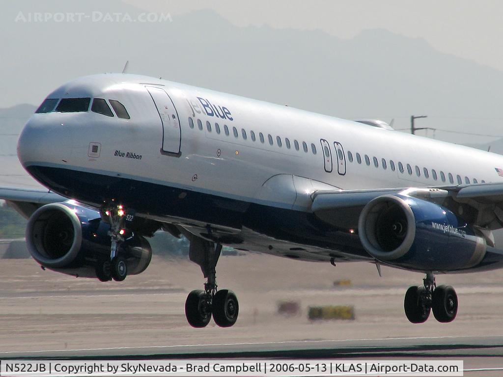 N522JB, 2001 Airbus A320-232 C/N 1464, jetBlue Airways - 'Blue Ribbon' / 2001 Airbus Industrie A320-232