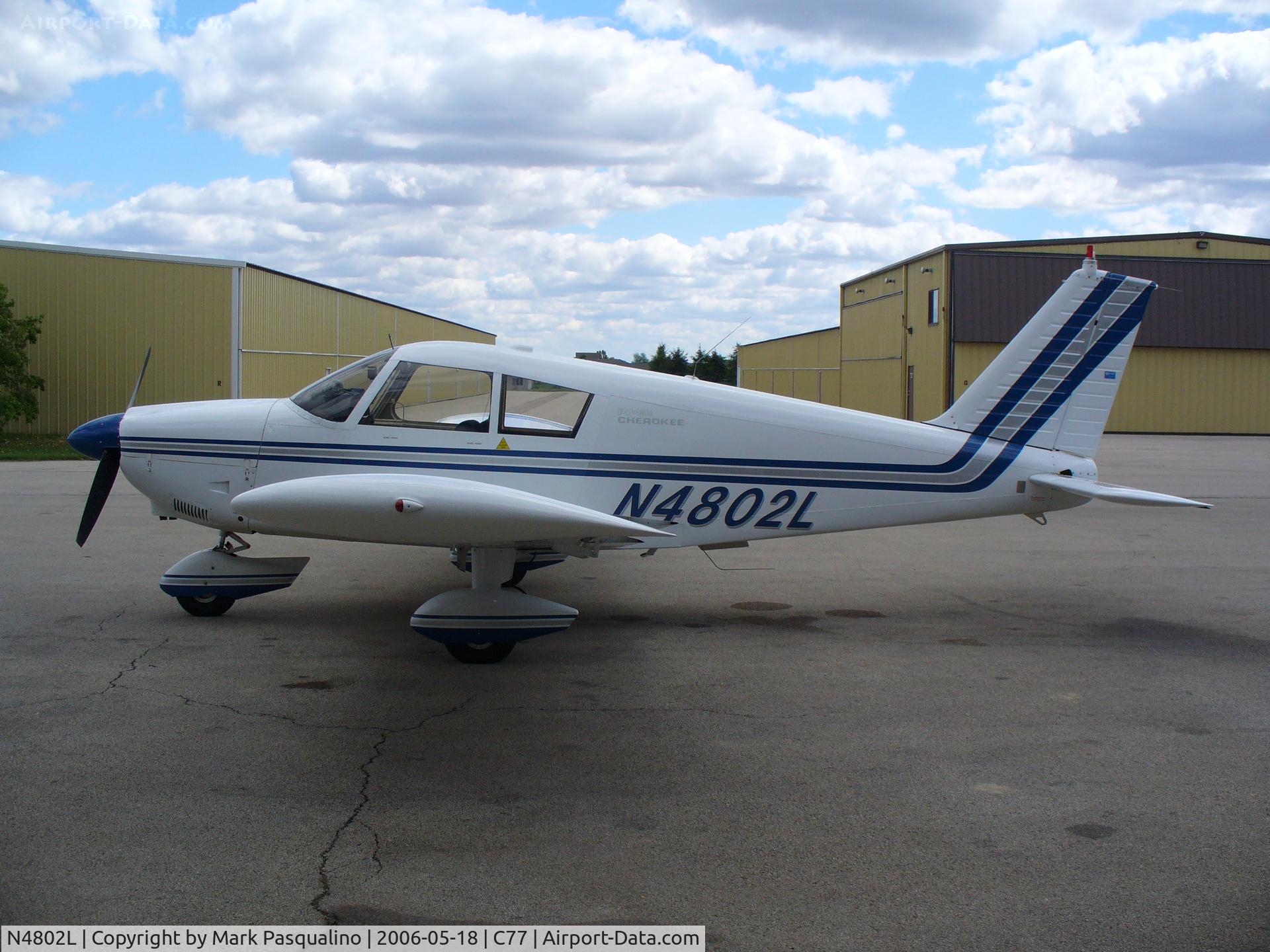 N4802L, 1967 Piper PA-28-180 Cherokee C/N 28-4141, PA-28-180