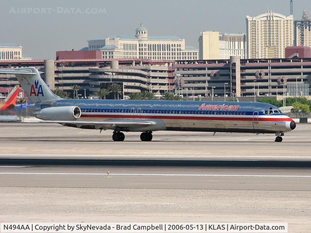 N494AA, 1989 McDonnell Douglas MD-82 (DC-9-82) C/N 49732, American Airlines / 1989 Mcdonnell Douglas DC-9-82(MD-82)