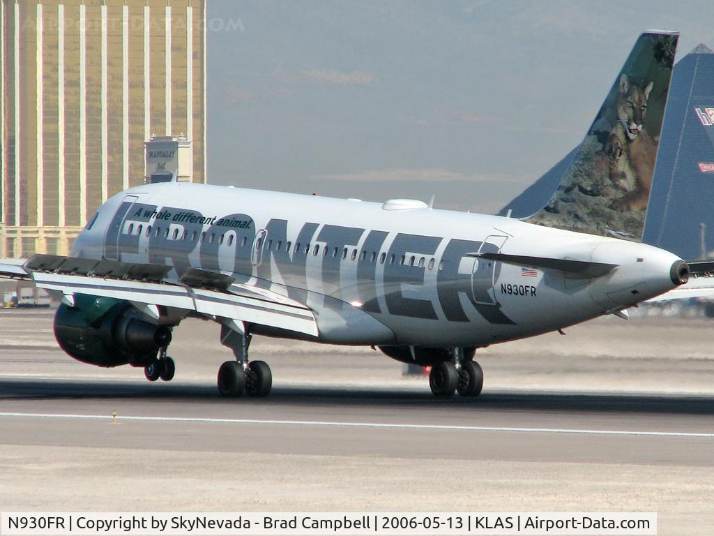 N930FR, 2004 Airbus A319-111 C/N 2241, Frontier Airlines - 'Cougar' / 2004 Airbus A319-111