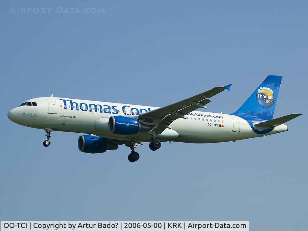 OO-TCI, 2003 Airbus A320-214 C/N 1975, Thomas Cook - landing on rwy 25