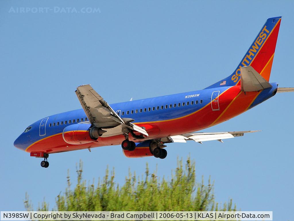 N398SW, 1995 Boeing 737-3H4 C/N 27692, Southwest Airlines / 1995 Boeing 737-3H4