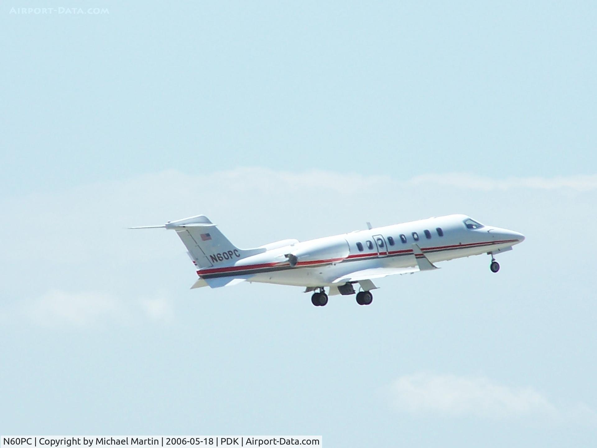 N60PC, 2008 Learjet 45 C/N 351, Departing PDK