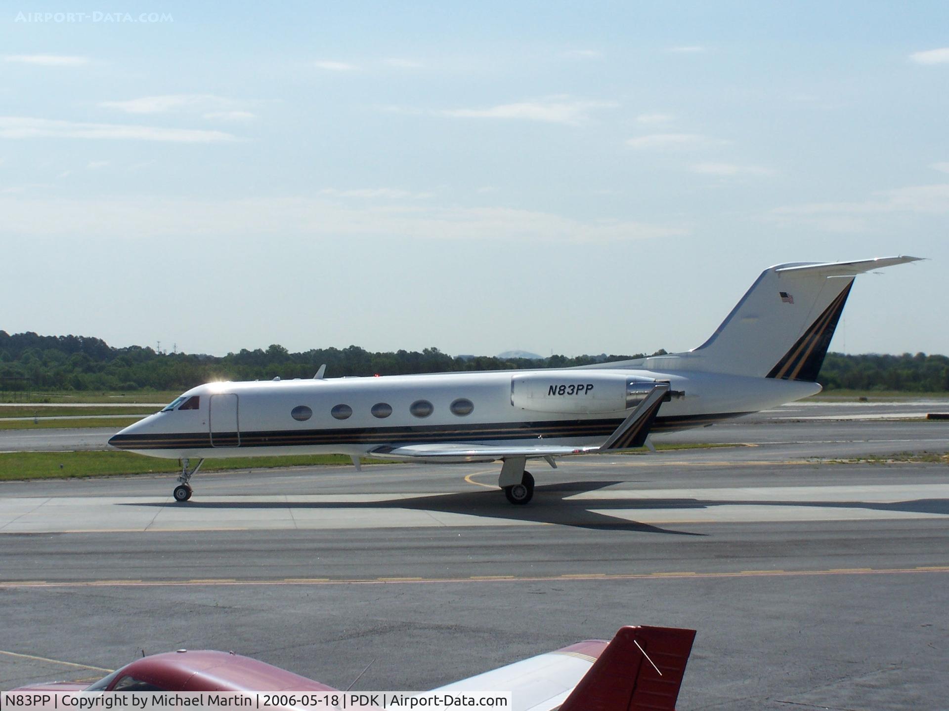 N83PP, 1985 Gulfstream Aerospace G-1159A Gulfstream III C/N 464, Taxing out to do some runups
