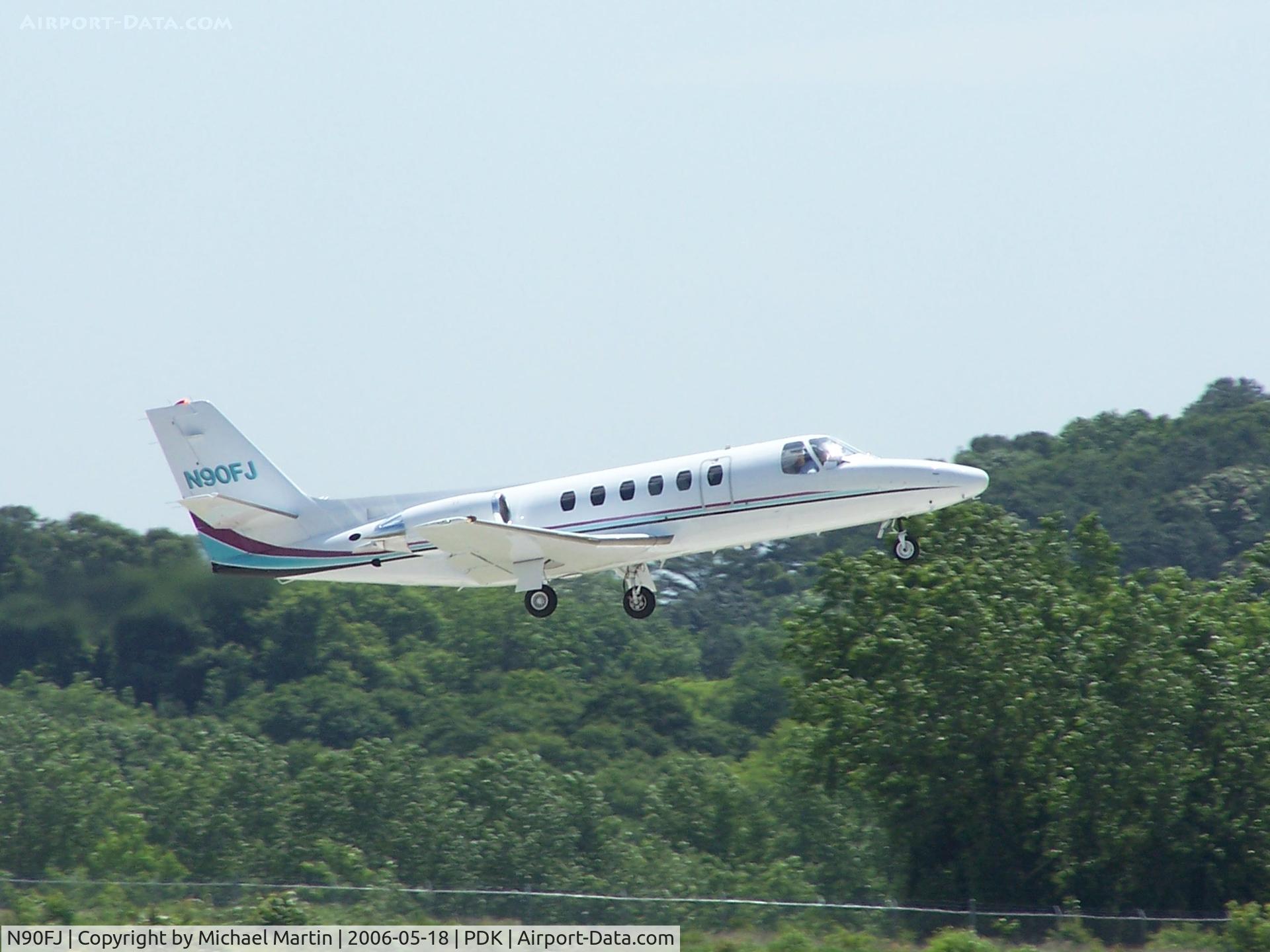 N90FJ, 1985 Cessna S550 Citation IIS C/N S550-0065, Departing 20L