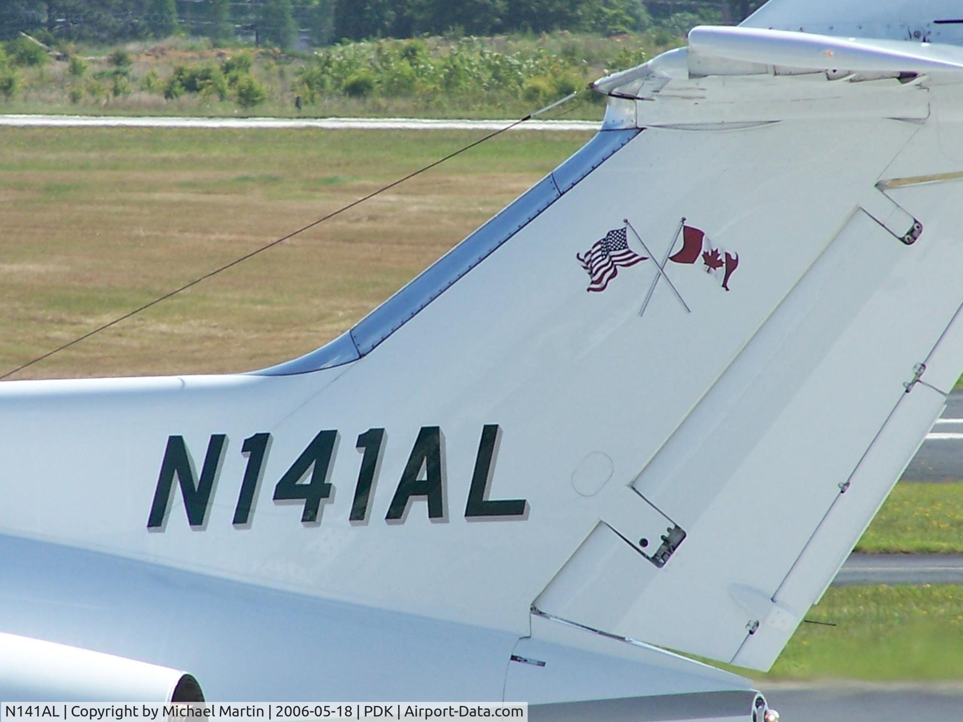 N141AL, 1981 Hawker Siddeley HS.125 Series 700A C/N 257152, Tail Numbers