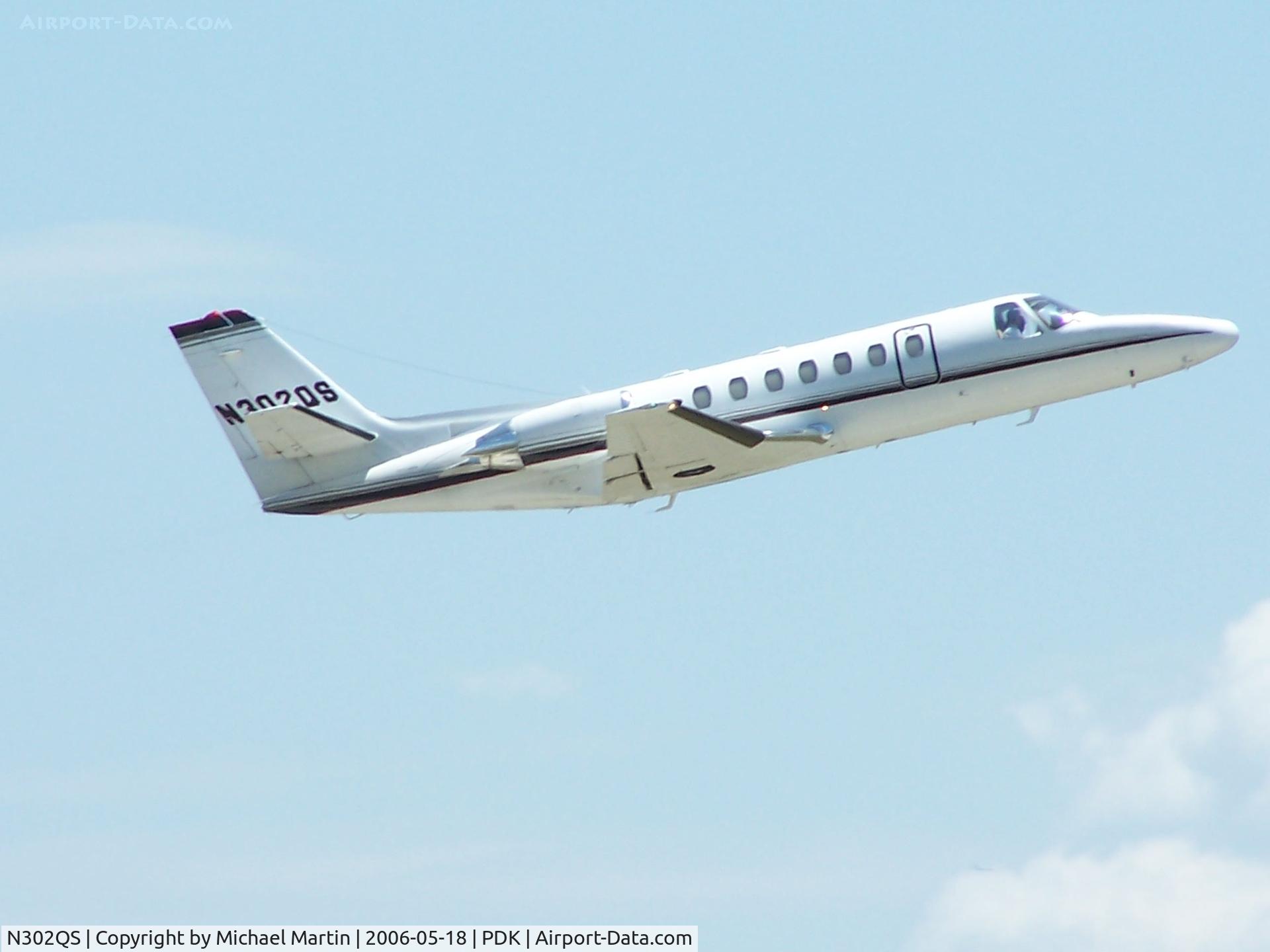 N302QS, 1997 Cessna 560 C/N 560-0402, Departing 20L