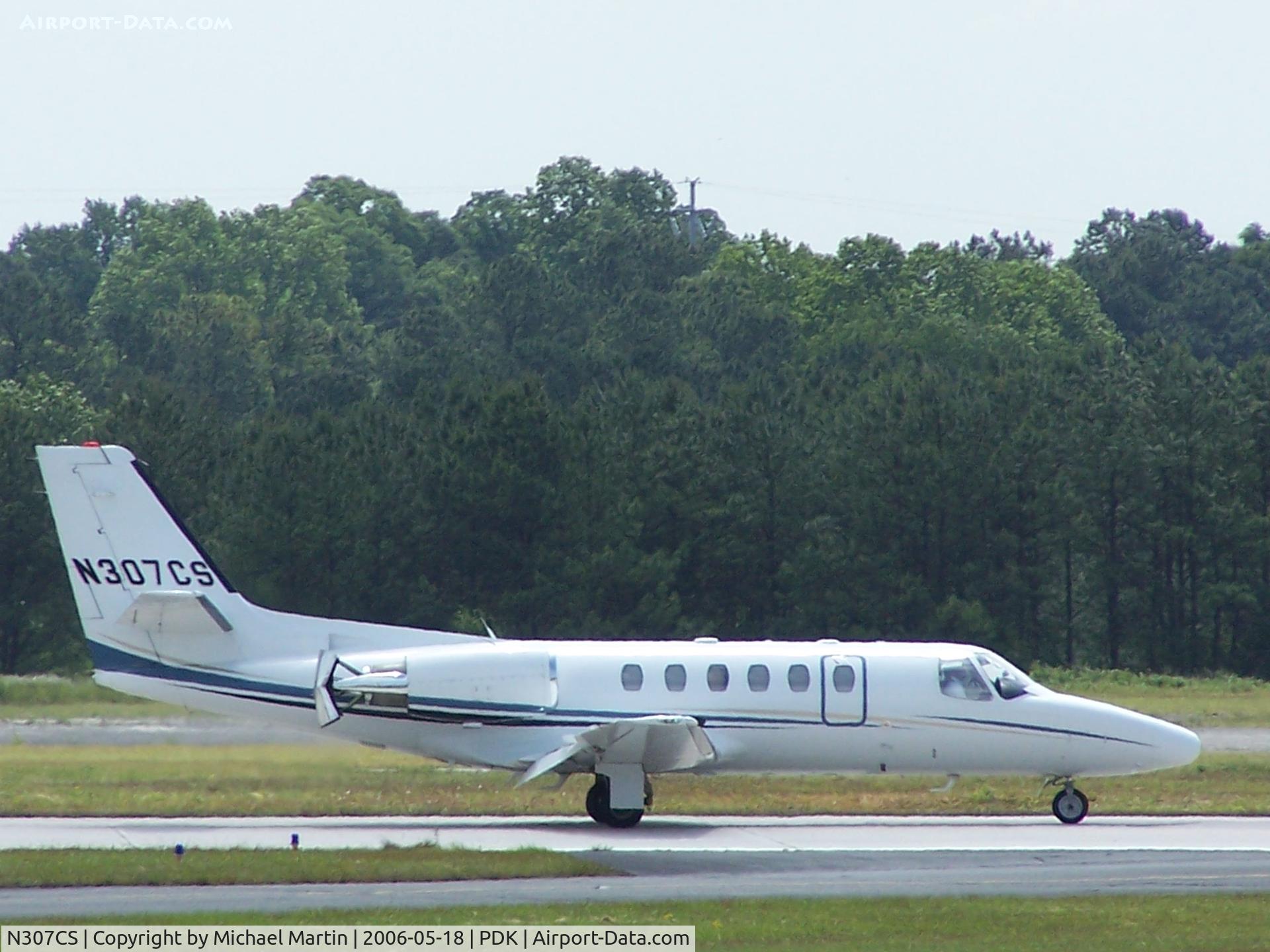 N307CS, 2001 Cessna 550 Citation II C/N 550-0974, Landing 20L