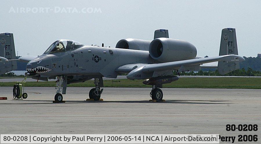 80-0208, 1980 Fairchild Republic A-10A Thunderbolt II C/N A10-0558, Warthogs, never get enough Hogs, man!