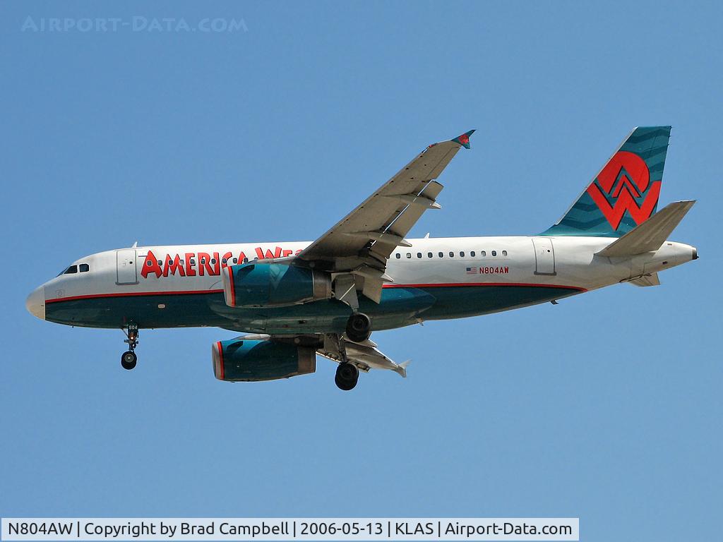 N804AW, 1999 Airbus A319-132 C/N 1043, America West / 1999 Airbus Industrie A319-132