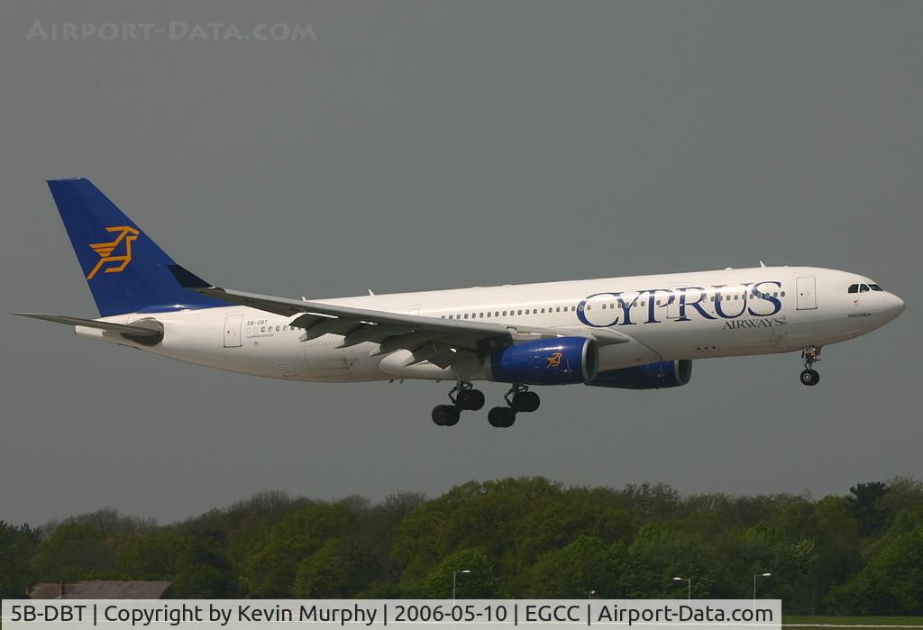 5B-DBT, 2003 Airbus A330-243 C/N 526, Landing on 06L.