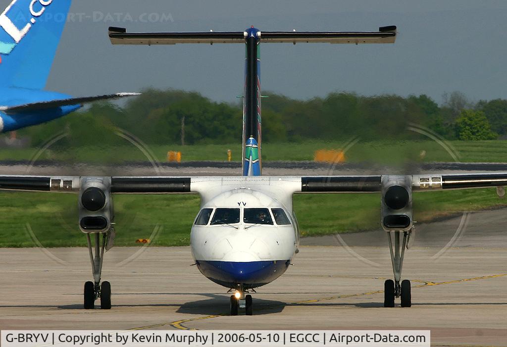 G-BRYV, 1997 De Havilland Canada DHC-8-311 Dash 8 C/N 462, Face to face with the BA Dash 8