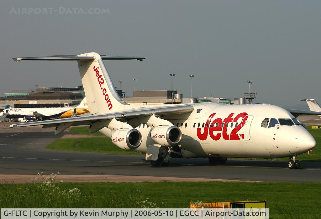 G-FLTC, 1991 British Aerospace BAe.146-300 C/N E3205, Jet2's RJ on route to a 06L.