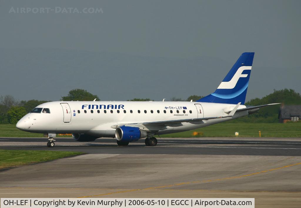 OH-LEF, 2005 Embraer 170LR (ERJ-170-100LR) C/N 17000106, Finnair 170 on its way to the terminal.