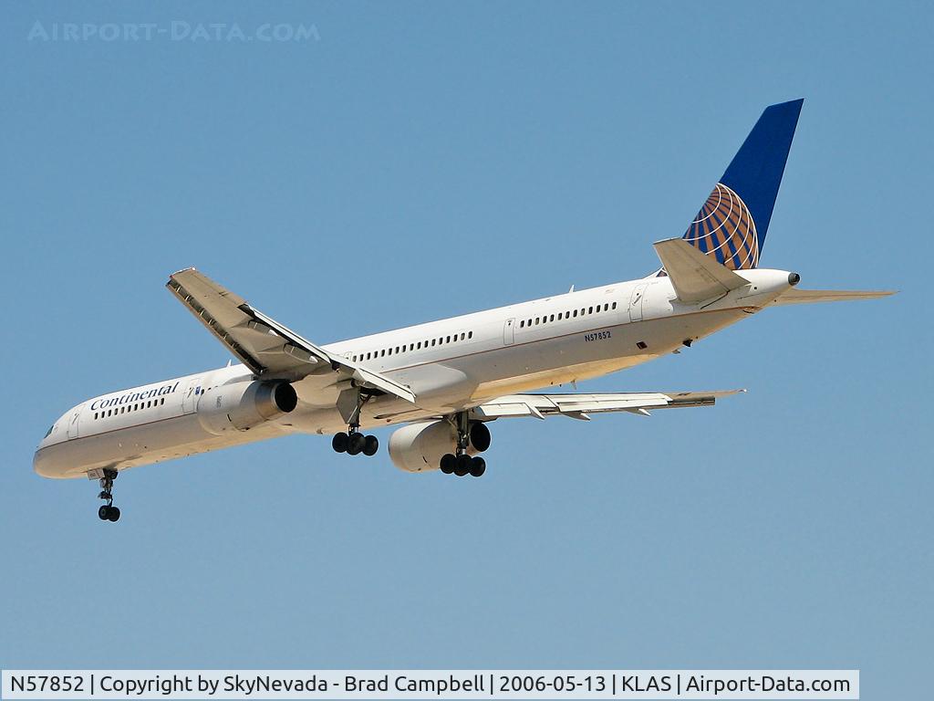 N57852, 2001 Boeing 757-324 C/N 32811, Continental Airlines / 2001 Boeing 757-324
