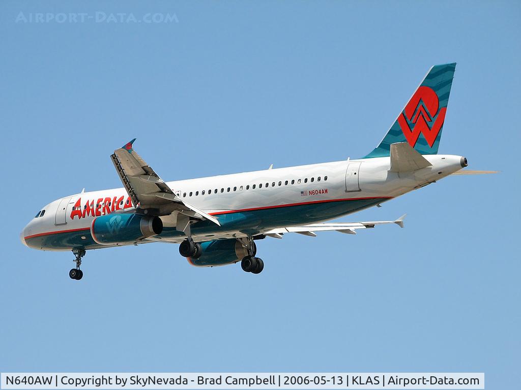 N640AW, 1994 Airbus A320-232 C/N 448, America West / 1994 Airbus Industrie A320-232
