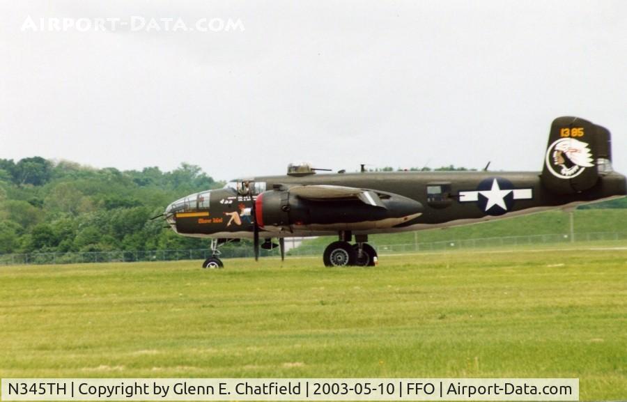 N345TH, 1944 North American TB-25J Mitchell C/N 44-31385A, 100th Anniversary of flight celebration