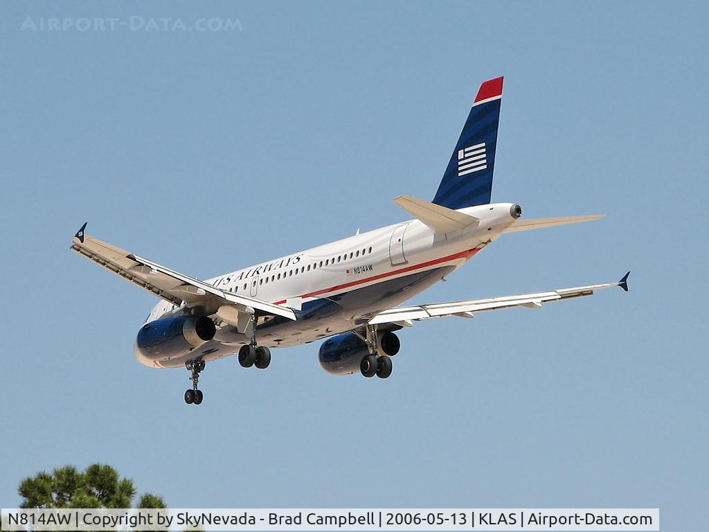 N814AW, 2000 Airbus A319-132 C/N 1281, US Airways / 2000 Airbus Industrie A319-132
