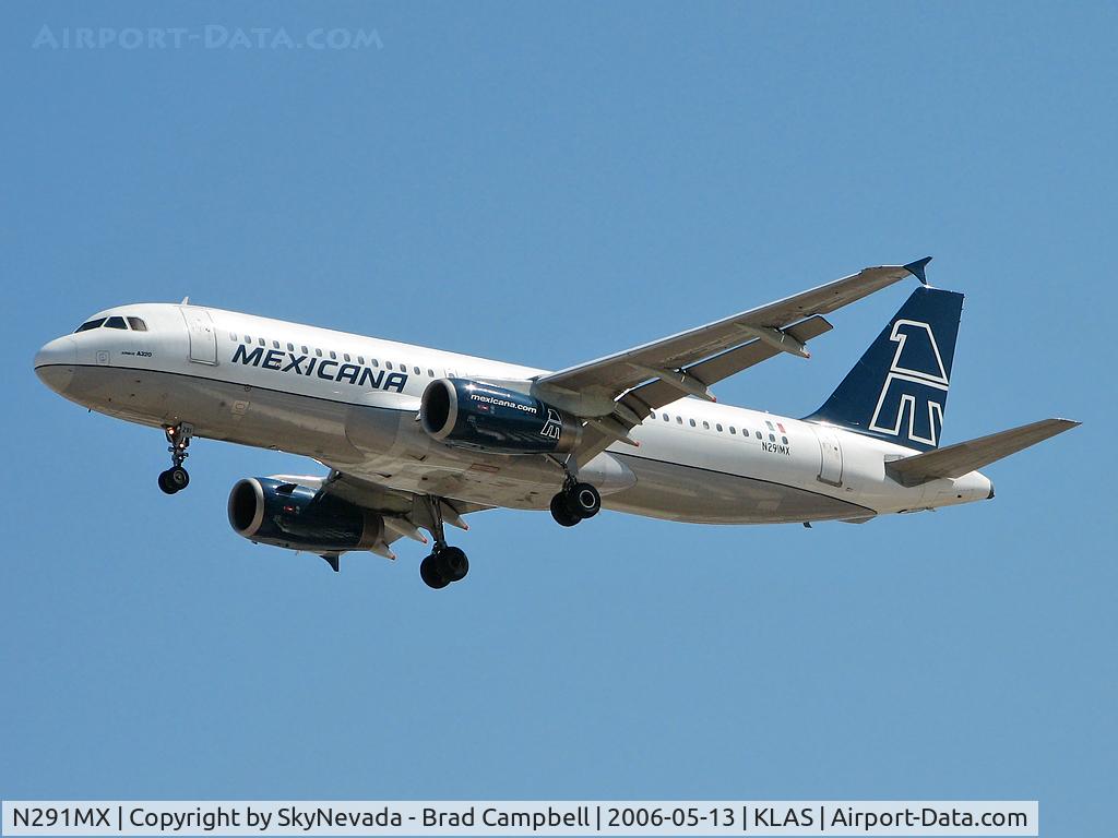 N291MX, 1992 Airbus A320-231 C/N 291, Mexicana / 1992 Airbus Industrie A320-231