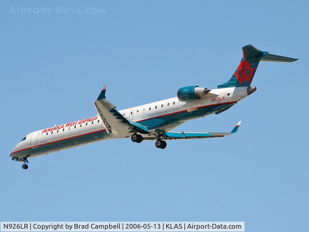 N926LR, 2004 Bombardier CRJ-900ER (CL-600-2D24) C/N 15026, America West Express / 2004 Bombardier Inc CL600-2D24