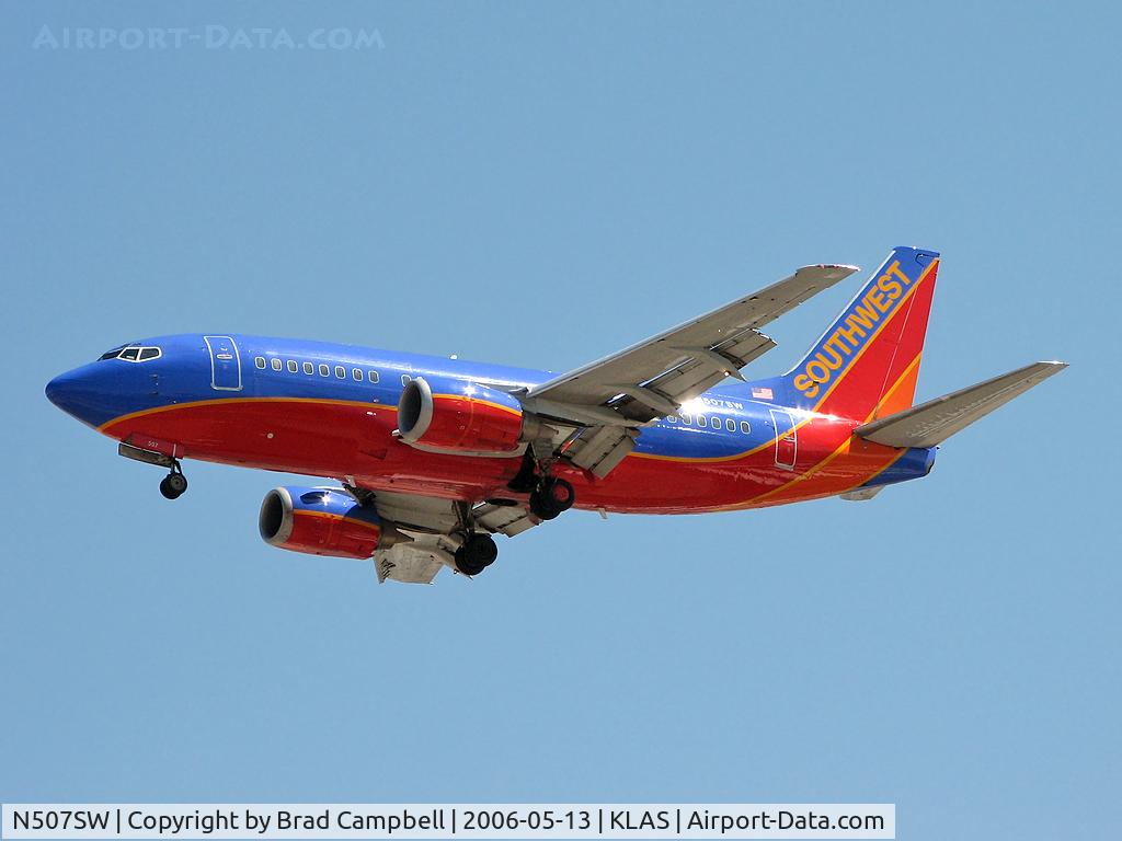N507SW, 1990 Boeing 737-5H4 C/N 24184, Southwest Airlines / 1990 Boeing 737-5H4