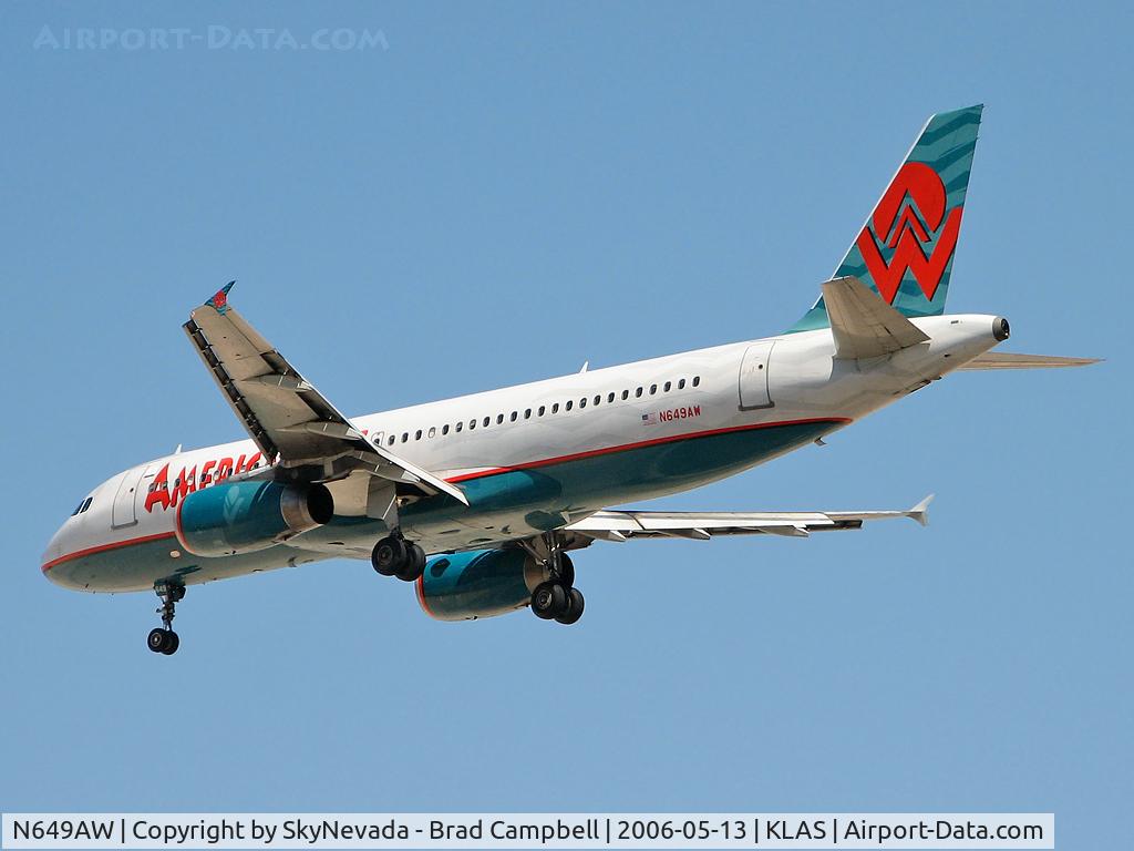 N649AW, 1998 Airbus A320-232 C/N 803, America West / 1998 Airbus Industrie A320-232