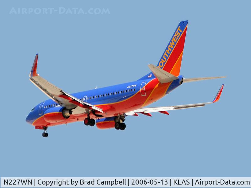 N227WN, 2005 Boeing 737-7H4 C/N 34450, Southwest Airlines / 2005 Boeing 737-7H4