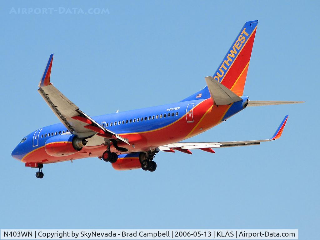 N403WN, 2001 Boeing 737-7H4 C/N 29815, Southwest Airlines / 2001 Boeing 737-7H4
