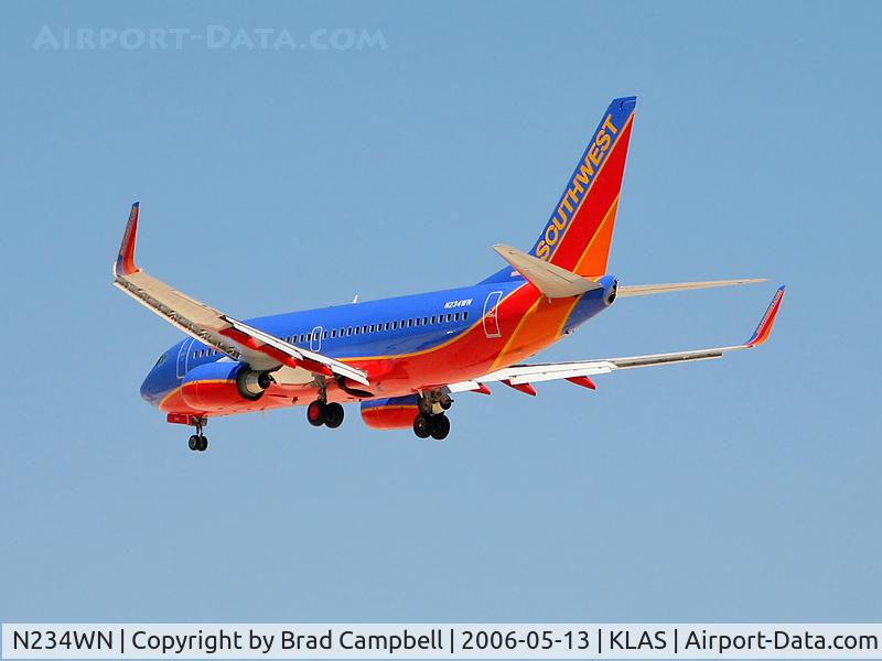 N234WN, 2006 Boeing 737-7H4 C/N 32502, Southwest Airlines /  Boeing 737-7H4