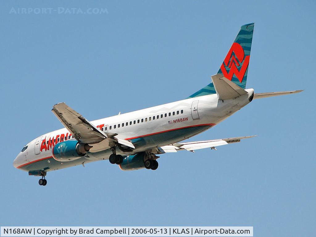 N168AW, 1986 Boeing 737-33A C/N 23629, America West / 1986 Boeing 737-33A