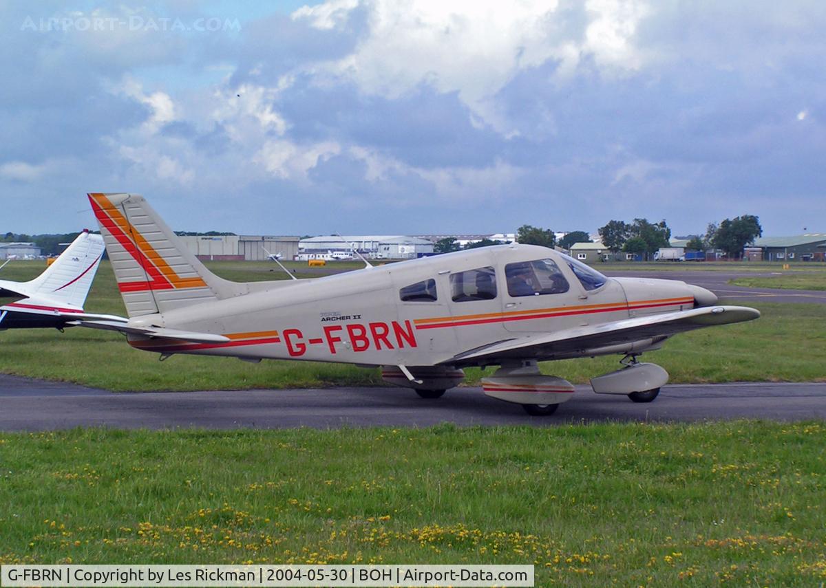 G-FBRN, 1982 Piper PA-28-181 Cherokee Archer II C/N 28-8290166, PA-28-181 Archer 11