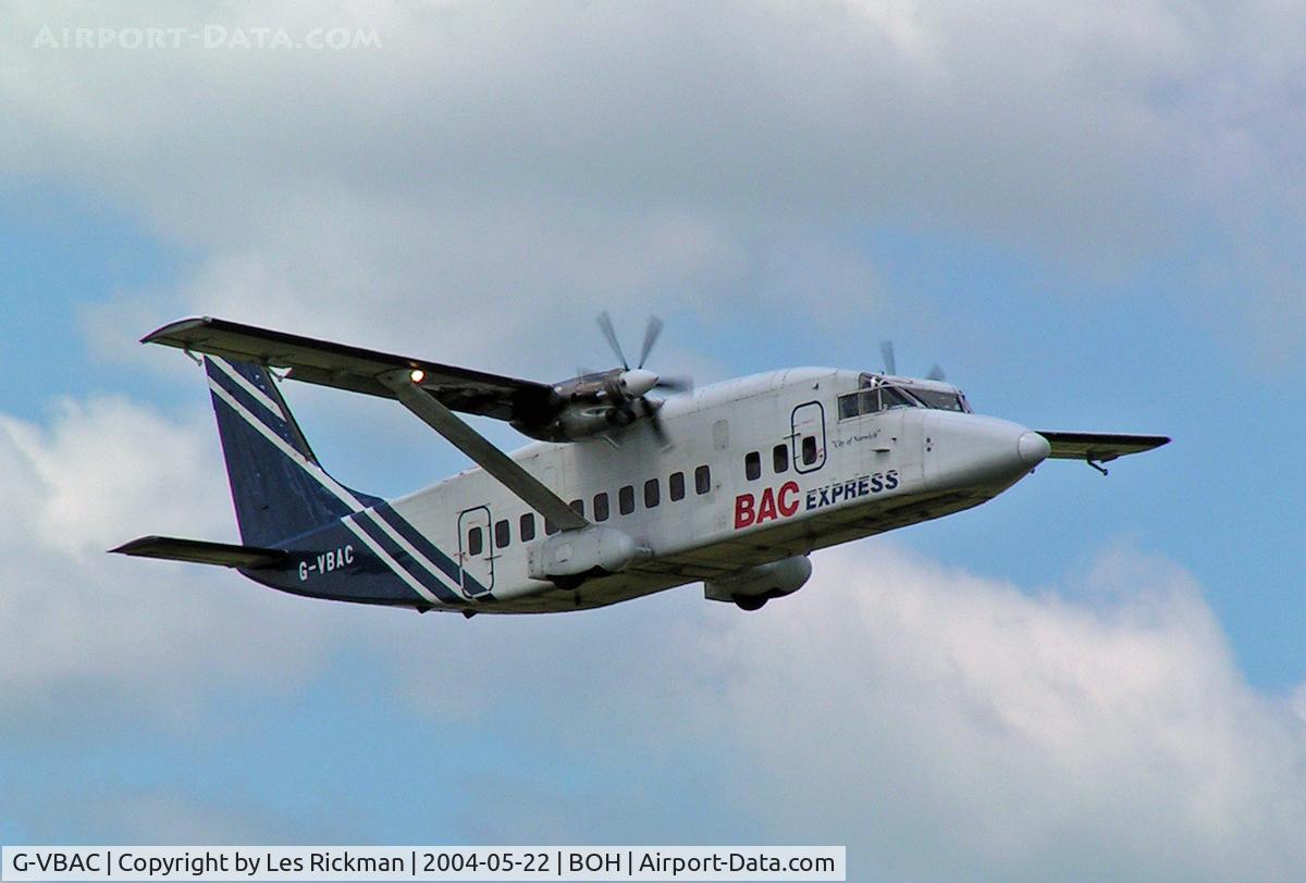 G-VBAC, 1988 Short 360-100 C/N SH.3736, Shorts SD3-60 Variant 100